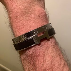 Men’s Hermes Clic H bracelet